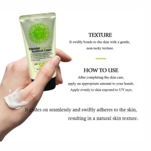 3W Clinic Intensive Green Tea Sunblock Cream