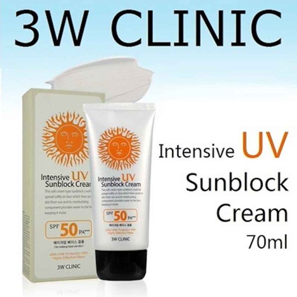 3W Clinic Intensive UV Sunblock Cream