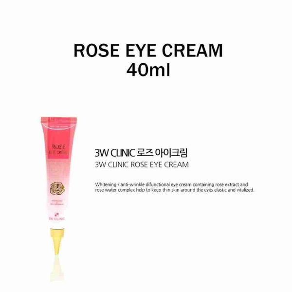 3W clinic Rose eye cream whitening