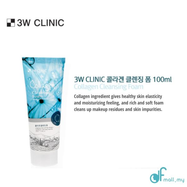 3W clinic collagen cleansing foam