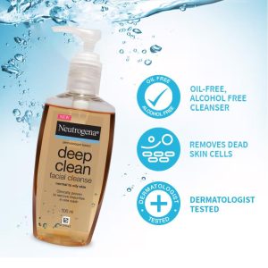 Neutrogena deep clean facial cleanser