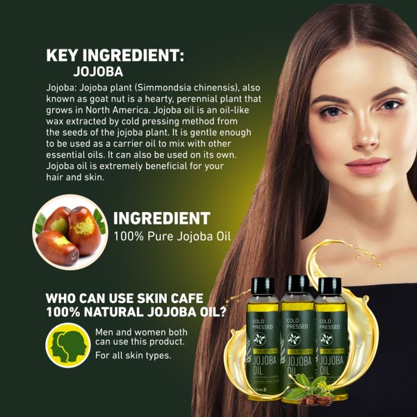 Skin cafe cold pressed natural jojoba oil